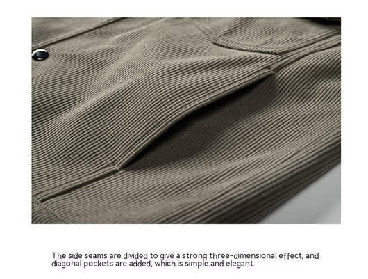 Chaqueta de Piqué para Hombre - Casual Profesional con Cuello Polo - Image 15
