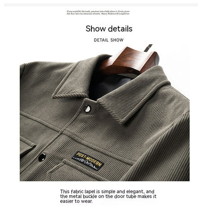 Chaqueta de Piqué para Hombre - Casual Profesional con Cuello Polo - Image 19