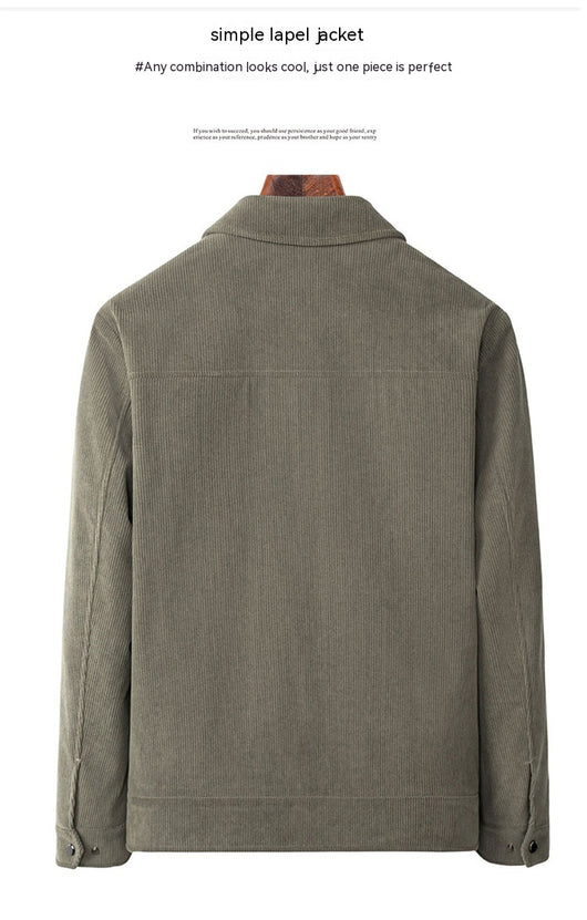 Chaqueta de Piqué para Hombre - Casual Profesional con Cuello Polo - Image 20