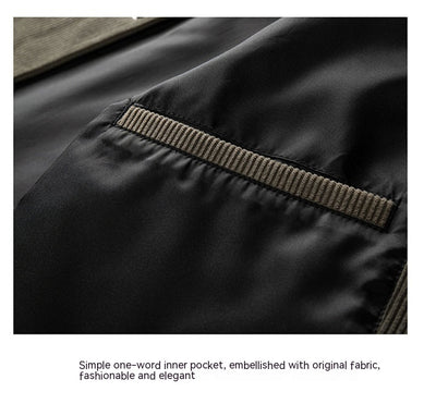 Chaqueta de Piqué para Hombre - Casual Profesional con Cuello Polo - Image 22