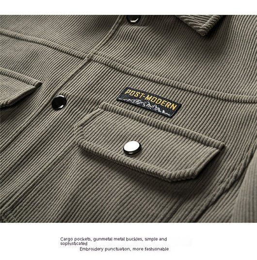 Chaqueta de Piqué para Hombre - Casual Profesional con Cuello Polo - Image 24