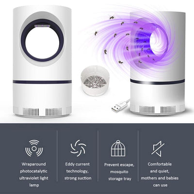 Trampa UV Fotocatalítica Anti-mosquitos Silenciosa y Segura para Bebés y Embarazadas - Image 28
