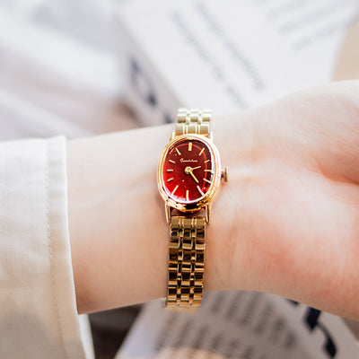 Reloj Acero Oval Estilo Antiguo para Mujer - Image 6