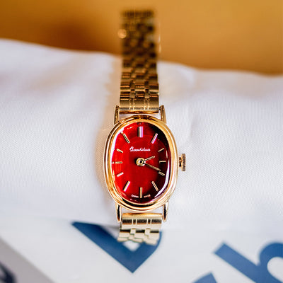 Reloj Acero Oval Estilo Antiguo para Mujer - Image 9