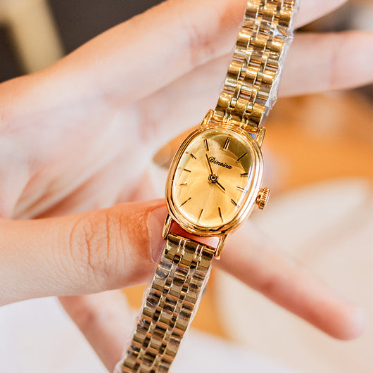 Reloj Acero Oval Estilo Antiguo para Mujer - Image 12