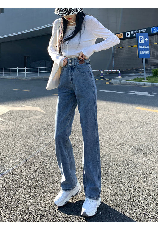 Pantalones Vaqueros de Cintura Alta y Pierna Ancha para Mujer - Image 27