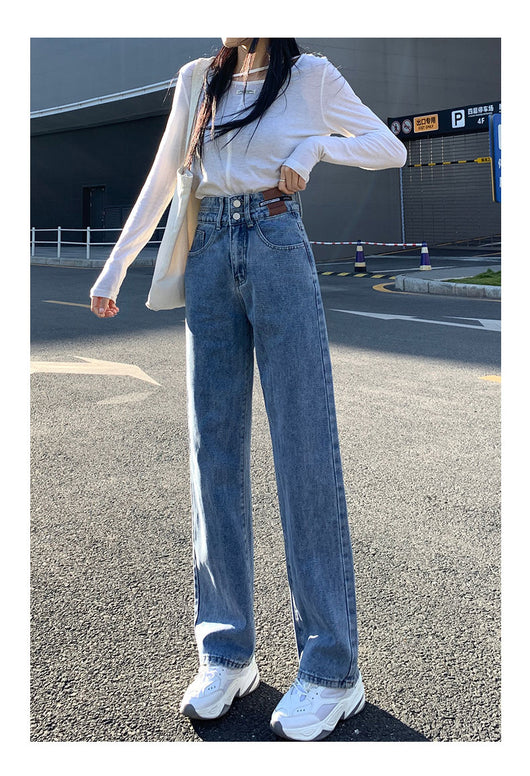 Pantalones Vaqueros de Cintura Alta y Pierna Ancha para Mujer - Image 28