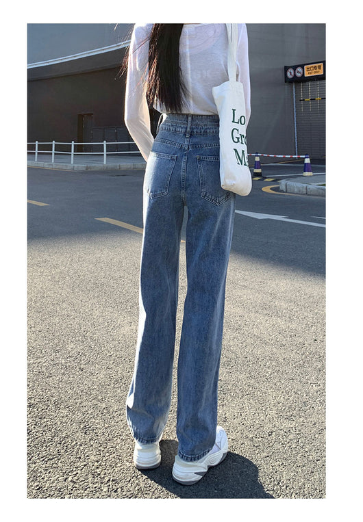 Pantalones Vaqueros de Cintura Alta y Pierna Ancha para Mujer - Image 33