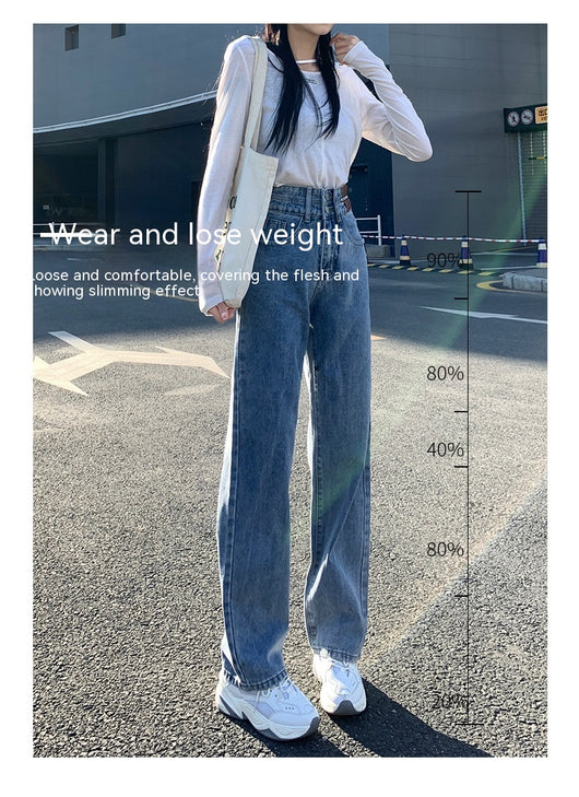Pantalones Vaqueros de Cintura Alta y Pierna Ancha para Mujer - Image 34