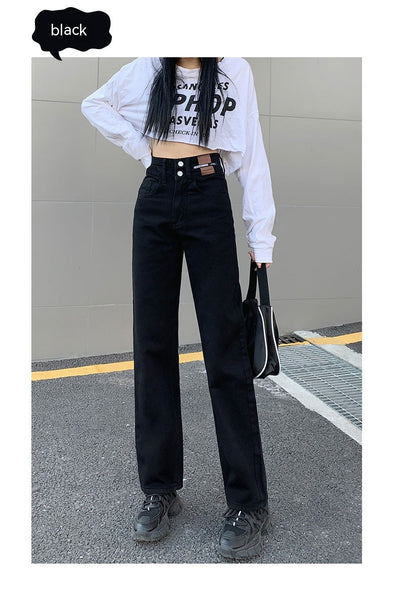 Pantalones Vaqueros de Cintura Alta y Pierna Ancha para Mujer - Image 36