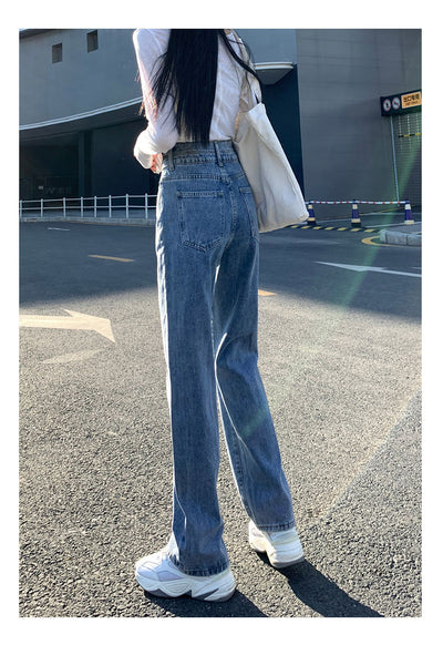 Pantalones Vaqueros de Cintura Alta y Pierna Ancha para Mujer - Image 38