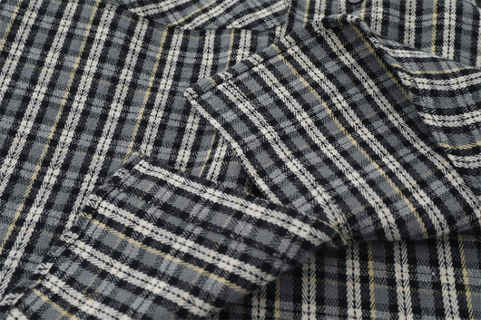 Camisa de Manga Larga a Cuadros con Bolsillo Bordado para Hombre - Image 43