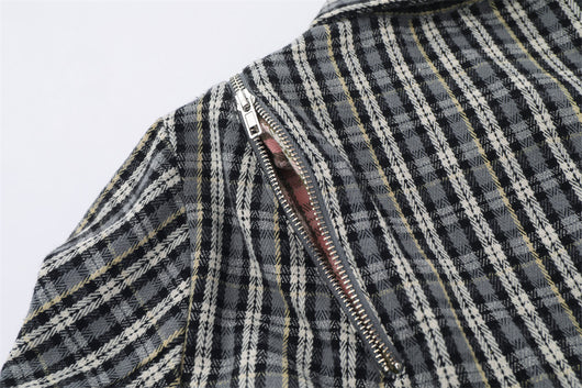 Camisa de Manga Larga a Cuadros con Bolsillo Bordado para Hombre - Image 51