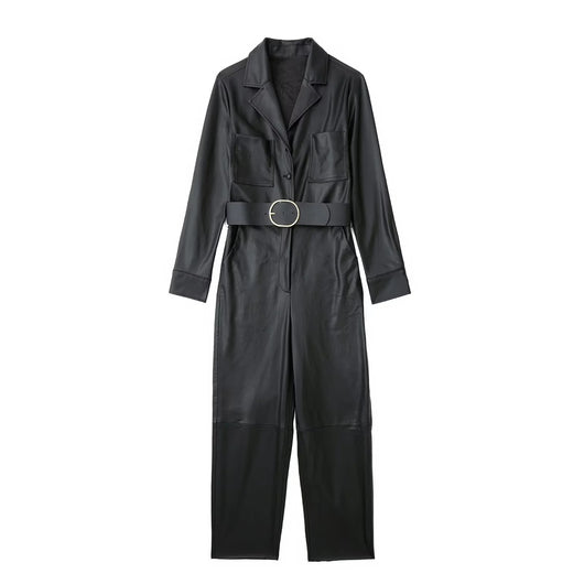 Cinturón de Cuero Sintético para Jumpsuit con Detalles Decorativos - Image 14