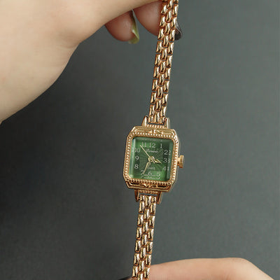 Reloj Vintage de Cobre con Diseño Cuadrado para Mujer - Image 7