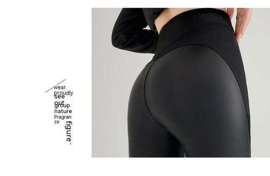 Leggins de Cuero Sintético Mate Ajustados para Otoño Invierno - Image 18