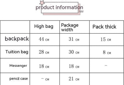 Mochila Escolar de 4 Piezas para Secundaria - Image 11
