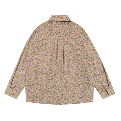 Camisa Cardigan Floral para Hombre - Bordada con Solapa, Manga Larga Suelta - Image 20