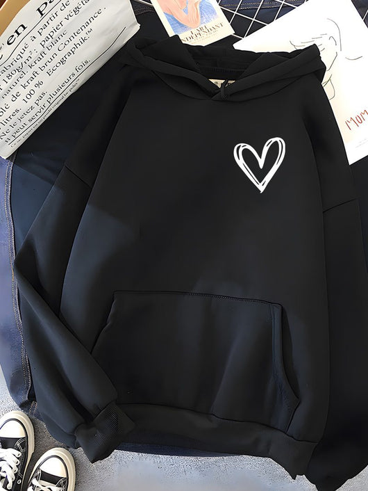 Sudadera con Capucha Estampado 3D Planeta Love - Diseño de Pareja Unisex - Image 21