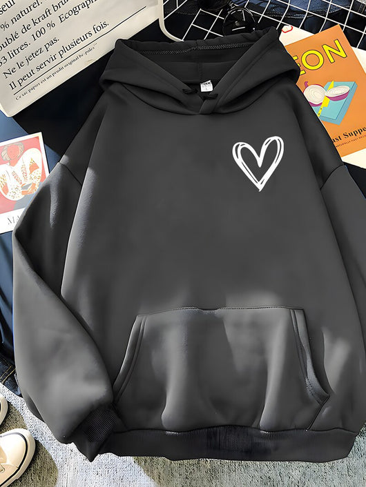 Sudadera con Capucha Estampado 3D Planeta Love - Diseño de Pareja Unisex - Image 23