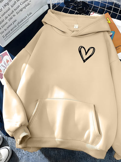 Sudadera con Capucha Estampado 3D Planeta Love - Diseño de Pareja Unisex - Image 24
