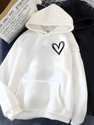 Sudadera con Capucha Estampado 3D Planeta Love - Diseño de Pareja Unisex - Image 26