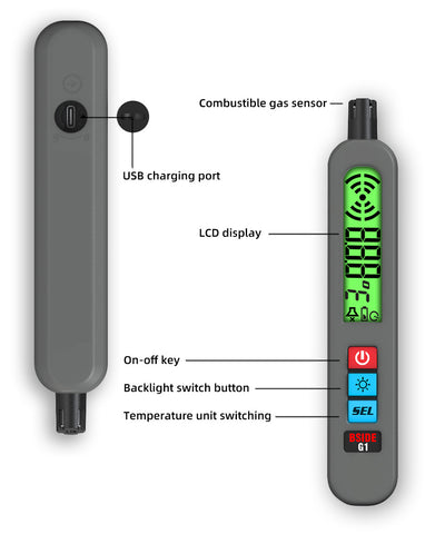 Detector de Gas Combustible Recargable - Image 12
