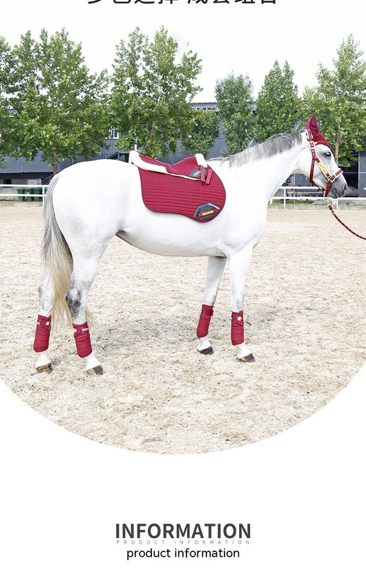 Almohadilla de Lana con Absorción de Impactos para Montar a Caballo - Image 15