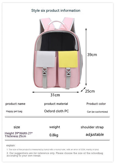 Mochila Transportadora Plegable para Mascotas - Respirable y Cómoda - Image 57
