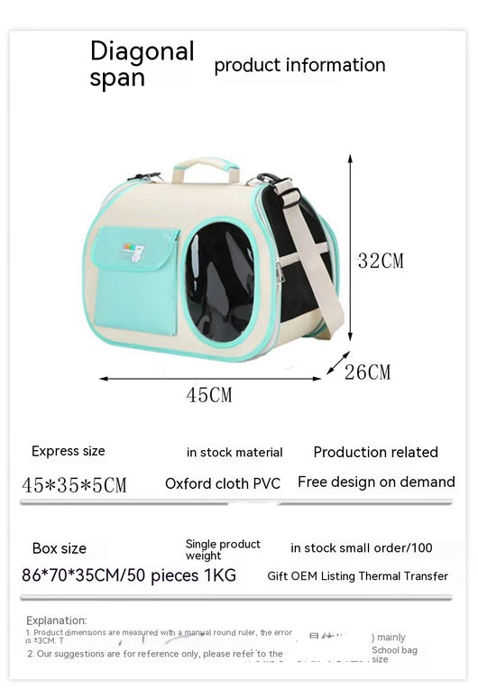 Mochila Transportadora Plegable para Mascotas - Respirable y Cómoda - Image 59