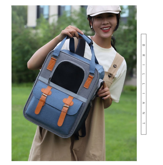 Mochila Transportadora Plegable para Mascotas - Respirable y Cómoda - Image 69