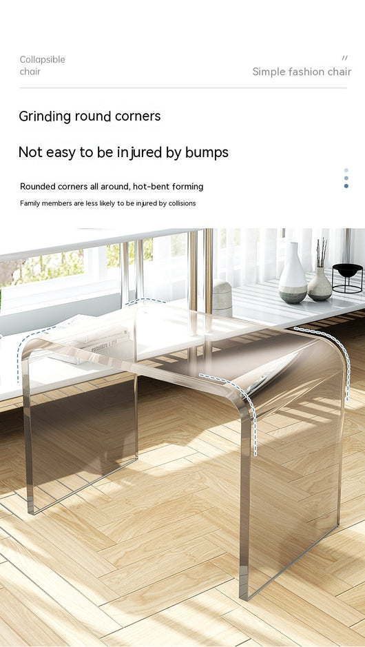 Mesa de Centro Acrílico Minimalista | Diseño Moderno para Apartamentos Pequeños - Image 15