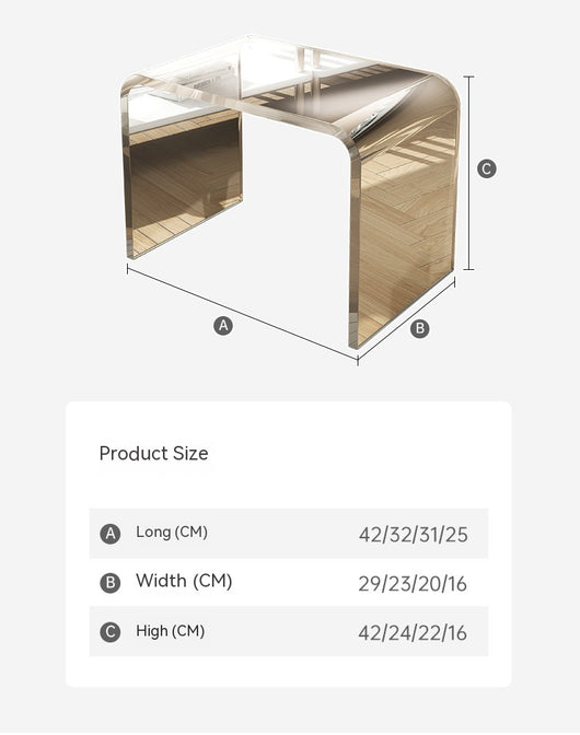 Mesa de Centro Acrílico Minimalista | Diseño Moderno para Apartamentos Pequeños - Image 22