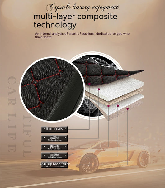 Cojín Universal de Lino para Asiento de Auto - Image 24