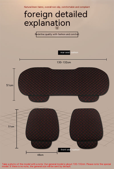 Cojín Universal de Lino para Asiento de Auto - Image 48