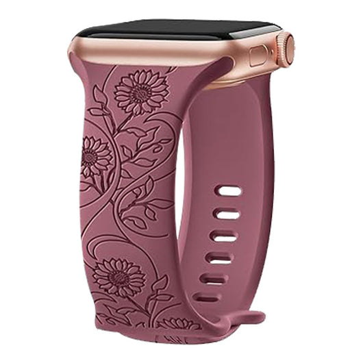 Correa de Reloj Silicona con Girasol Grabado en Relieve - Image 22