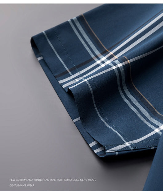 Camisa a Cuadros Manga Corta Moderna para Hombre y Mujer - Image 15