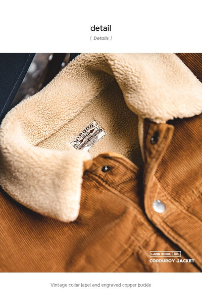Chaqueta Polo Retro Americana en Pana Pesada - Image 10
