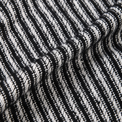 Abrigo de Lana Rayado con Cuello Maillard para Otoño e Invierno - Image 22