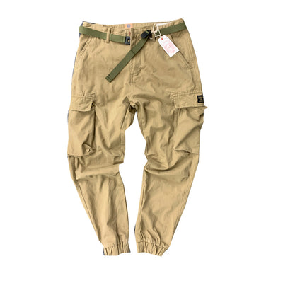 Pantalones de Trabajo Casual de Algodón con Múltiples Bolsillos para Hombre - Image 10