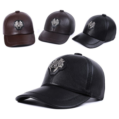 Gorra de Cuero Genuino con Visera - Unisex Piel de Cabra - Image 7