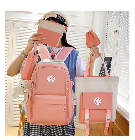 Mochila Escolar de 5 Piezas para Estudiantes - Image 17