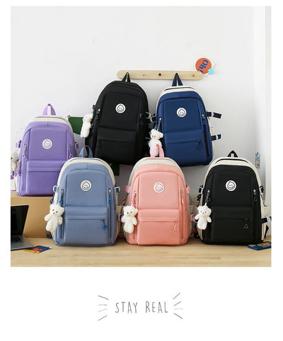 Mochila Escolar de 5 Piezas para Estudiantes - Image 30