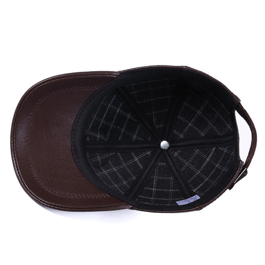 Gorra de Cuero Genuino con Visera - Unisex Piel de Cabra - Image 15