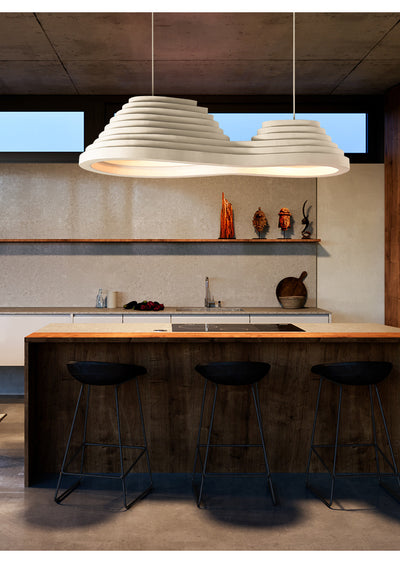 Lámpara Colgante Nórdica Minimalista Estilo Crema - Image 8