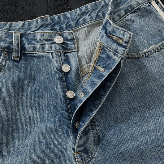Jeans Azul con Cintas Laterales Premium - Image 16