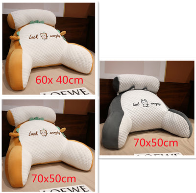Cojín de Apoyo Lumbar Triangular - Almohada de Lectura y Respaldo para Sofá, Cama y Oficina - Image 84
