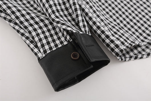 Camisa Manga Larga Hombre con Contraste de Costuras - Image 19