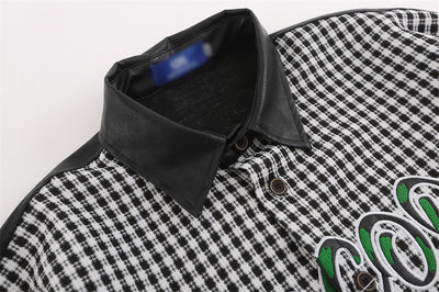 Camisa Manga Larga Hombre con Contraste de Costuras - Image 23