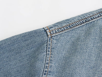 Camisa Denim Asimétrica Casual para Mujer - Image 34